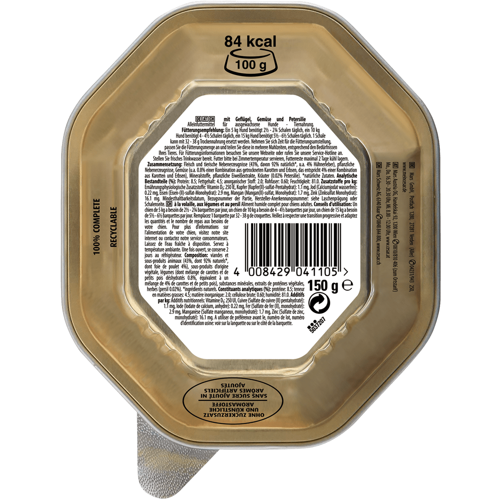 CESAR® Landragout mit Geflügel, 150g - 2