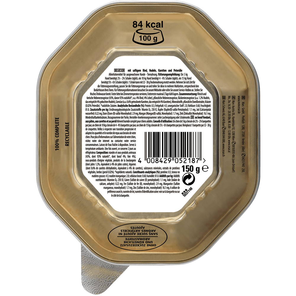 CESAR® Landragout mit Rind, 150g - 2