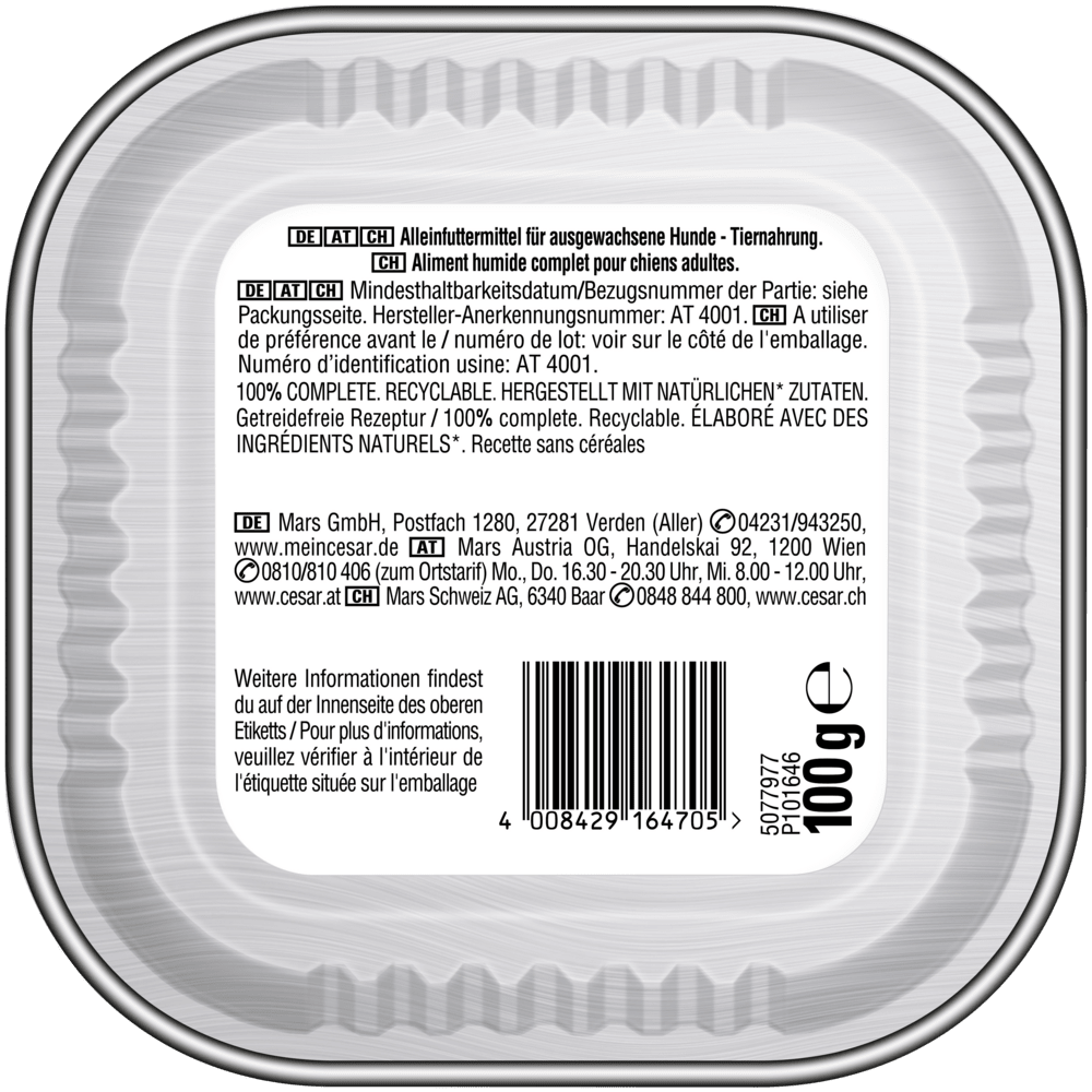 CESAR® NATURAL GOODNESS™ Terrine Bio mit Huhn, 100g - 2