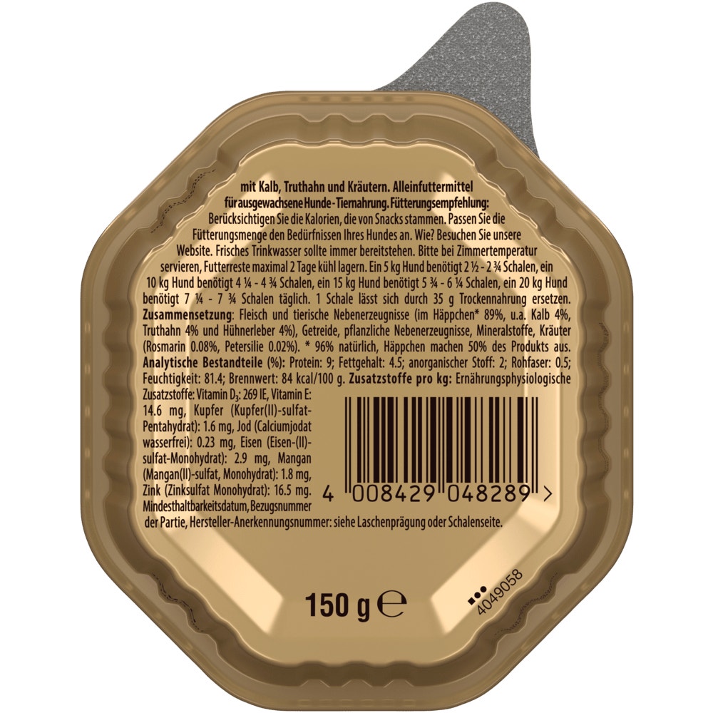 CESAR® Landragout mit Kalb & Truthahn, 150g - 2