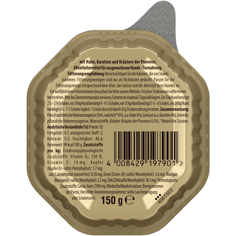 CESAR® GARTEN-TERRINE Huhn & Karotte in Gelee, 150g - 2